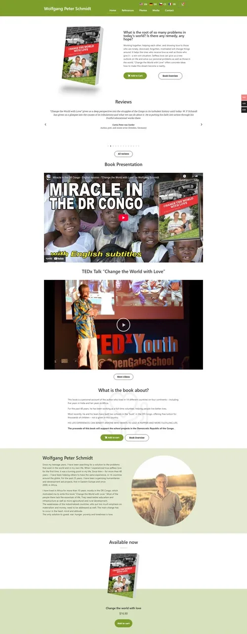 W-P-Schmidt – vícejazyčný web s platební bránou